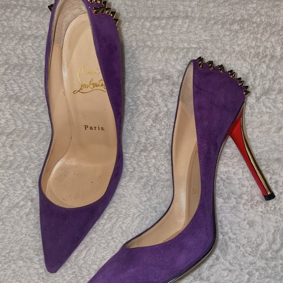 Christian Louboutin Zappa size 37 Violet - Picture 1 of 2